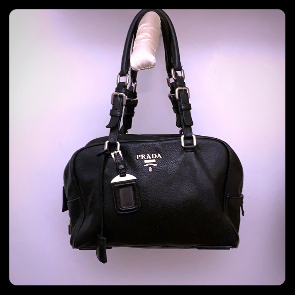 Prada Bauletto Vitello Daino Shopping medium calfskin Bag